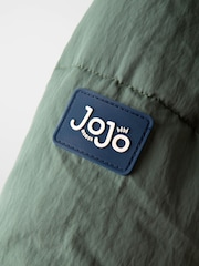 Svetlo zelena - Udobna podložena puffer jakna JoJo Maman Bébé - Slika 4 iz 5