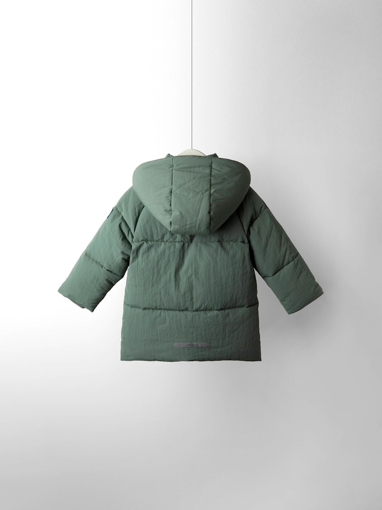 Svetlo zelena - Udobna podložena puffer jakna JoJo Maman Bébé - Slika 5 iz 5