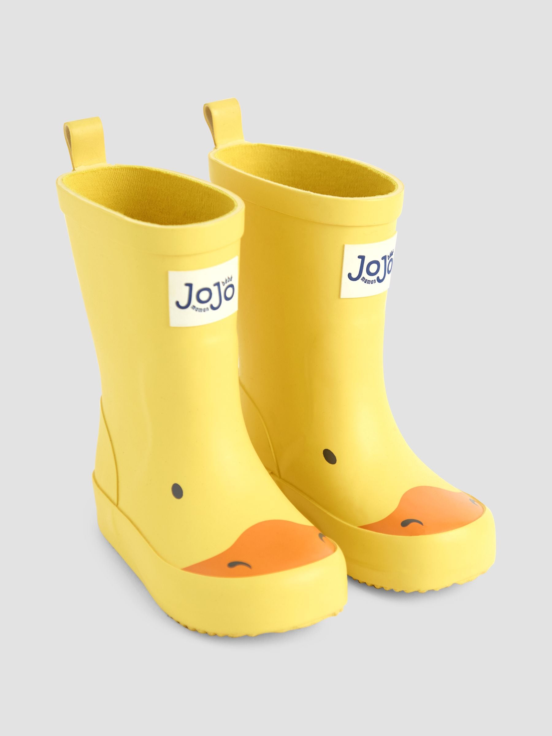 JoJo Maman Bébé Yellow Duck Character Wellies view 1