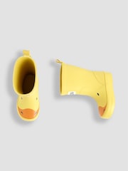 JoJo Maman Bébé Yellow Duck Wellies - Image 5 of 6