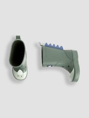 JoJo Maman Bébé Green Dino Wellies - Image 5 of 6
