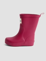 JoJo Maman Bébé Raspberry Plain Wellies - Image 9 of 9