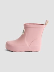 JoJo Maman Bébé Pale Pink Short Unicorn Wellie Boot - Image 6 of 6