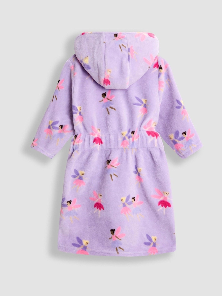 JoJo Maman Bébé Lilac Fairy Dressing Gown - Image 2 of 3 JoJo Maman Bébé Lilac Fairy Dressing Gown - Image 2 of 3