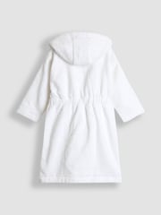 JoJo Maman Bébé White Character Towelling Bath Robe - Image 2 of 3