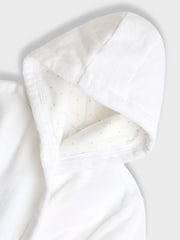 JoJo Maman Bébé White Character Towelling Bath Robe - Image 3 of 3
