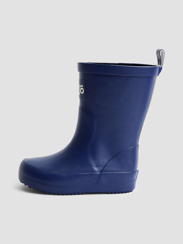 JoJo Maman Bébé Blue Plain Wellies - Image 6 of 6 JoJo Maman Bébé Blue Plain Wellies - Image 6 of 6