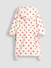 JoJo Maman Bébé Cream Heart Dressing Gown - Image 5 of 6
