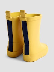 JoJo Maman Bébé Yellow Plain Wellies - Image 10 of 13