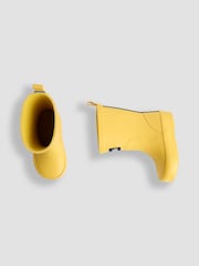 JoJo Maman Bébé Yellow Plain Wellies - Image 12 of 13