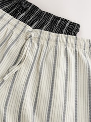 Negro de rayas - Woven Pyjamas Bottoms 2 Pack - Imagen 10 de 10