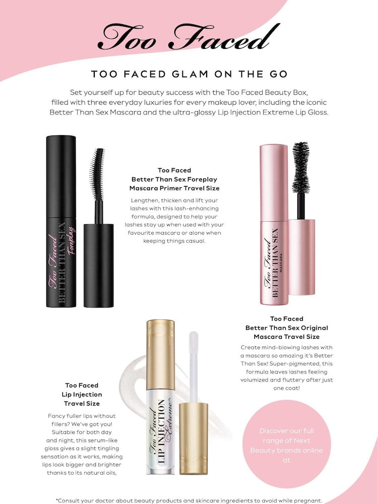 Too Faced Glam On The Go Beauty Box (Worth £48) - Image 3 of 3