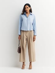 Weekend MaxMara Blue Nuoro Shirt - Image 2 of 6