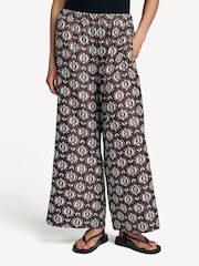 Weekend MaxMara Brown Tortona Wide Leg Trousers - Image 1 of 3