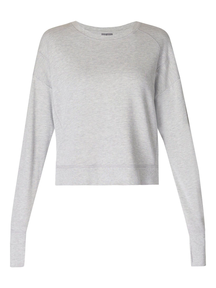 Sweaty Betty Dark Grey After Class Sweatshirt - Image 7 of 7