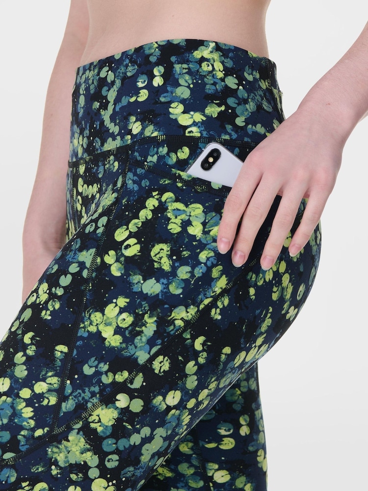 Sweaty Betty Dark Green Full Length Power Workout Leggings - Image 2 of 8