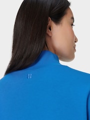 Sweaty Betty Blue After Class Funnel Neck Sweatshirt - Image 6 of 7