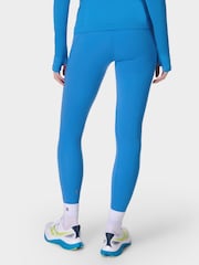 Sweaty Betty Denim Blue Full Length Power Workout Leggings - Image 5 of 8