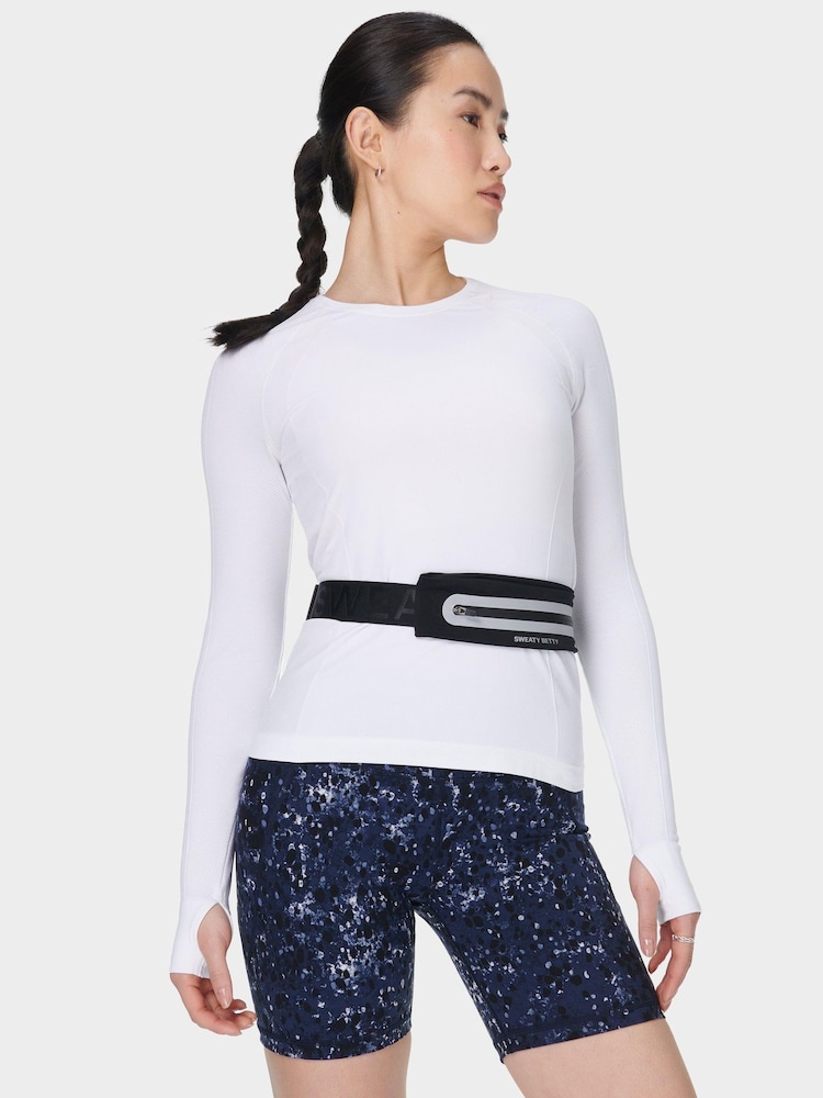 Sweaty Betty Blue Power 6" Biker Shorts - Image 1 of 8
