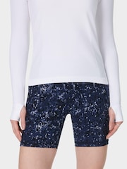 Sweaty Betty Blue Power 6" Biker Shorts - Image 2 of 8