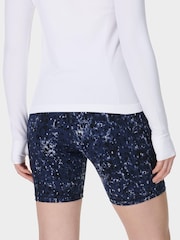 Sweaty Betty Blue Power 6" Biker Shorts - Image 3 of 8