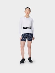 Sweaty Betty Blue Power 6" Biker Shorts - Image 4 of 8