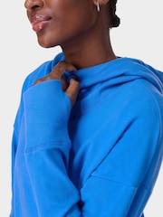Sweaty Betty Blue Escape Luxe Fleece Hoodie - Image 2 of 7