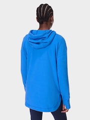 Sweaty Betty Blue Escape Luxe Fleece Hoodie - Image 5 of 7
