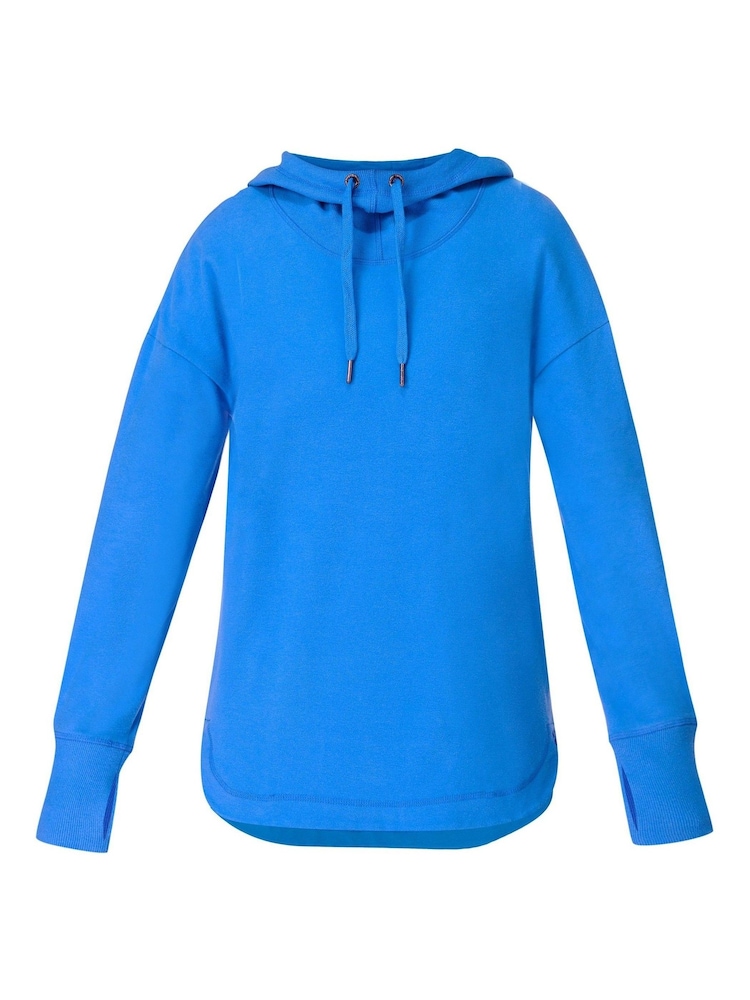 Sweaty Betty Blue Escape Luxe Fleece Hoodie - Image 7 of 7 Sweaty Betty Blue Escape Luxe Fleece Hoodie - Image 7 of 7
