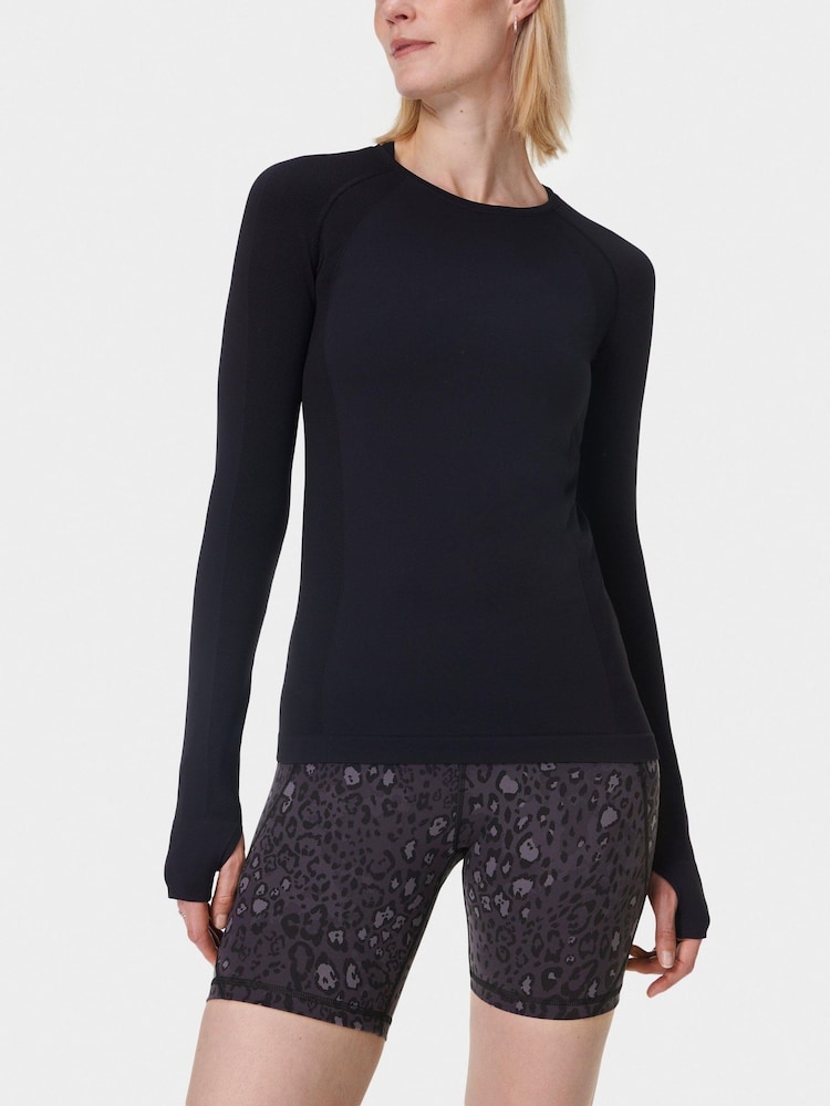 Sweaty Betty Black Power 6" Biker Shorts - Image 1 of 8
