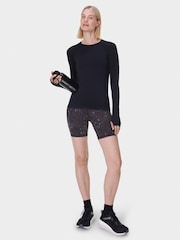 Sweaty Betty Black Power 6" Biker Shorts - Image 4 of 8