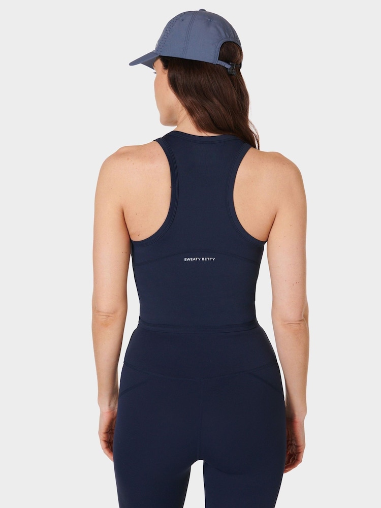 Sweaty Betty Blue All Day Cropped Tank - Image 2 of 5