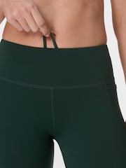 Sweaty Betty Green Power 6" Biker Shorts - Image 6 of 8