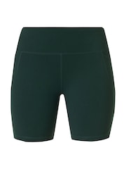 Sweaty Betty Green Power 6" Biker Shorts - Image 8 of 8