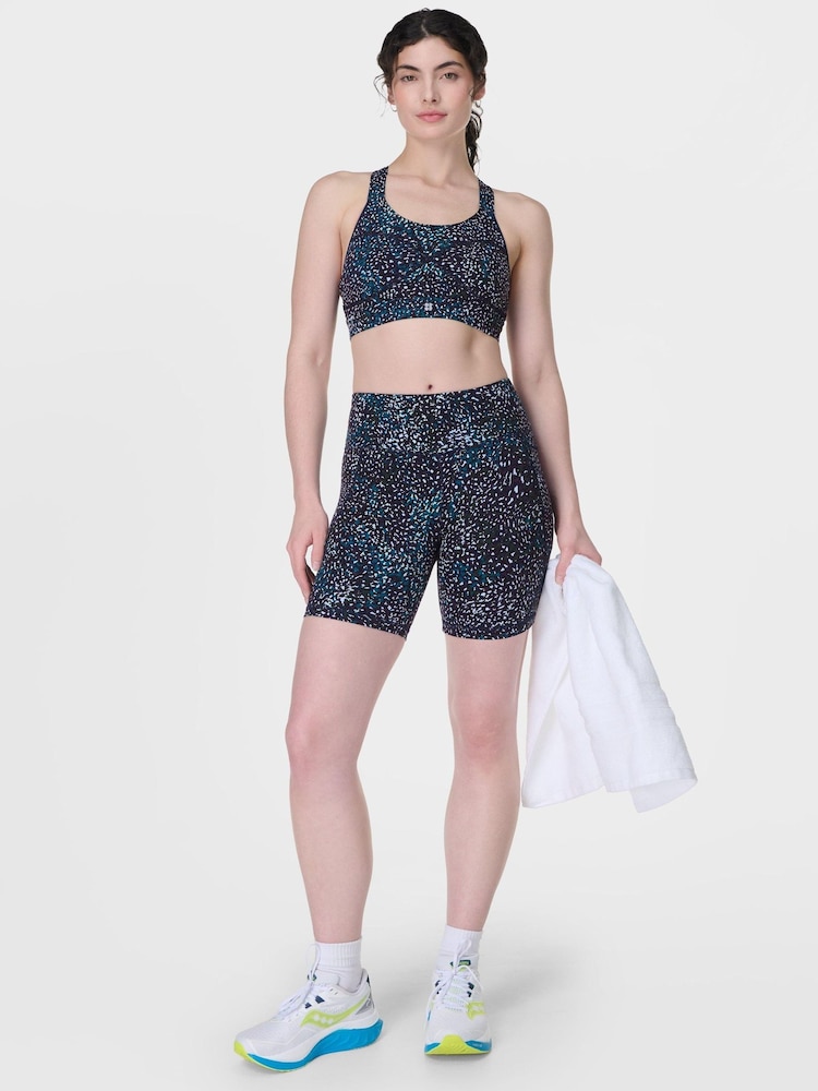 Sweaty Betty Light Blue Power 6" Biker Shorts - Image 2 of 8