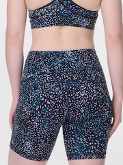 Sweaty Betty Light Blue Power 6" Biker Shorts - Image 4 of 8
