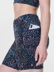 Sweaty Betty Light Blue Power 6" Biker Shorts - Image 5 of 8