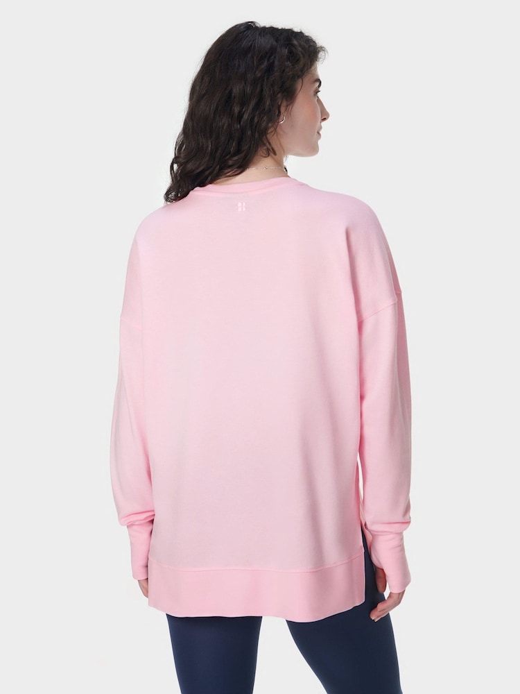 Sweaty Betty Pink Pink After Class Longline Sweatshirt - Image 2 of 7