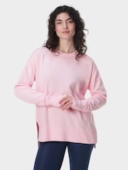 Sweaty Betty Pink Pink After Class Longline Sweatshirt - Image 3 of 7
