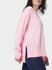 Sweaty Betty Pink Pink After Class Longline Sweatshirt - Image 4 of 7