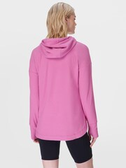 Sweaty Betty Pink Escape Luxe Fleece Hoodie - Image 2 of 6