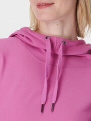 Sweaty Betty Pink Escape Luxe Fleece Hoodie - Image 5 of 6