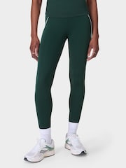 Sweaty Betty Green Full Length All Day 7/8 Embossed Leggings - Image 1 of 9