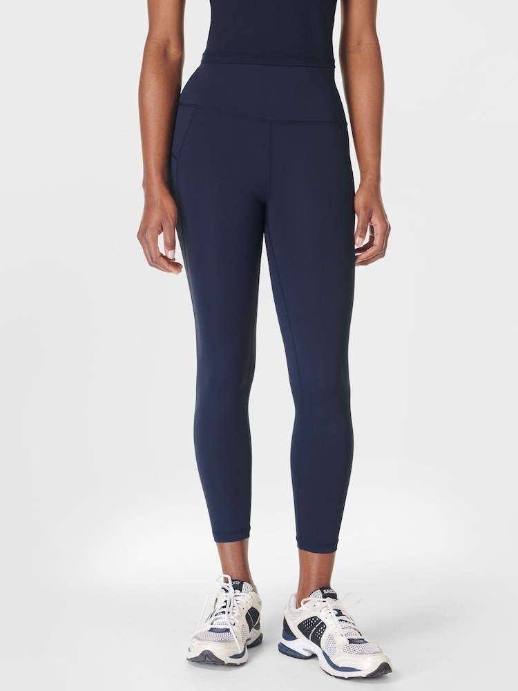 Sweaty Betty Blue 7/8 Length All Day 7/8 Embossed Leggings - Image 2 of 7