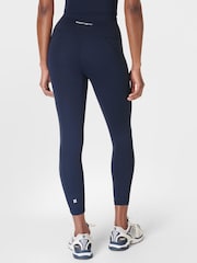 Sweaty Betty Blue 7/8 Length All Day 7/8 Embossed Leggings - Image 3 of 7