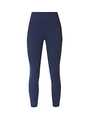 Sweaty Betty Blue 7/8 Length All Day 7/8 Embossed Leggings - Image 7 of 7