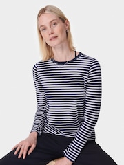Sweaty Betty Blue Essential Long Sleeve T-Shirt - Image 1 of 7
