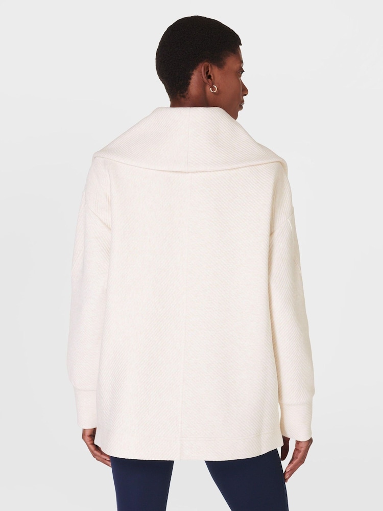 Sweaty Betty Cream Radiant Half Zip Sweatshirt - Image 2 of 7
