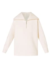 Sweaty Betty Cream Radiant Half Zip Sweatshirt - Image 7 of 7