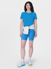 Sweaty Betty Blue Power 6" Biker Shorts - Image 2 of 8